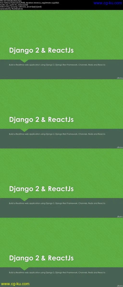 Django 2 & React: Build a Realtime web app的图片2