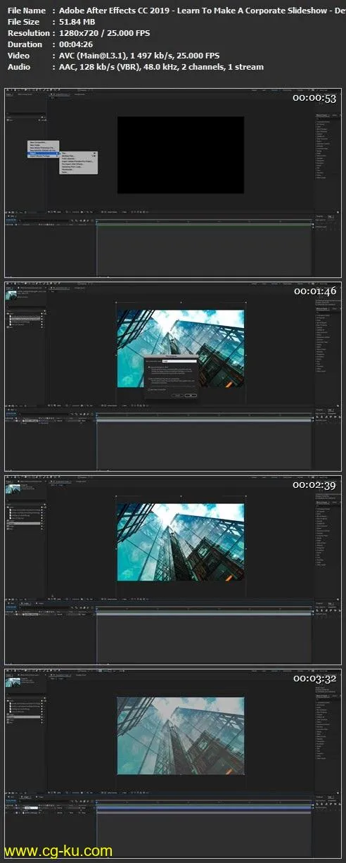 Adobe After Effects CC 2019 – Learn To Make A Corporate Slideshow的图片1