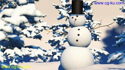 Skillshare – Intro to Cinema 4D: Build a Snowman的图片1