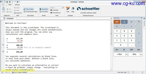 Schoettler CalcTape Business 5.3.1 Multilingual的图片1