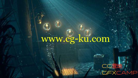 Maya海底光线教程 Digital Tutors – Creating Cinematic Underwater Lighting in Maya的图片1