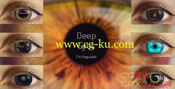 AE模板－眼睛虹膜特效展示 VideoHive Deep Eyes的图片1