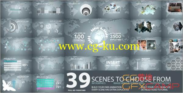 AE模板-现代化科技感公司企业合作产品宣传展示 VideoHive Corporate Tech Pack的图片1