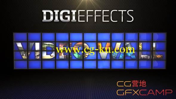 AE视频照片墙插件 DigiEffects Video Wall V1.0.0 For AE CS6-CC 2014 Win一键安装破解版的图片1