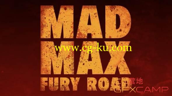 狂暴之路片头电影标题AE制作教程 Mad Max Fury Road – Recreate the Title in After Effects with Trapcode Particular的图片1