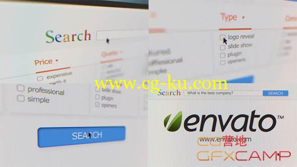 AE模板-谷歌搜索引擎动画 VideoHive Internet Search- Promote Your Company的图片1