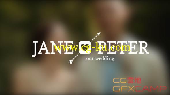 AE模板-婚礼标题文字动态排版展示 VideoHive Wedding Titles的图片1