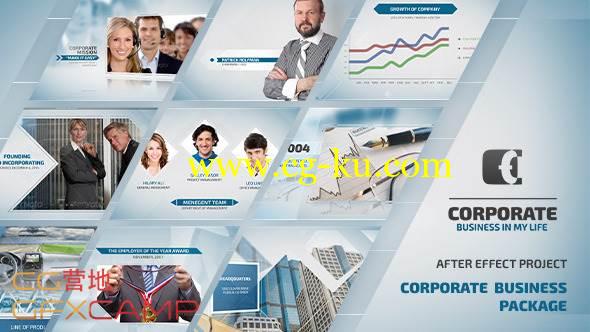 AE模板-商务时尚公司企业商业合作商品信息展示 VideoHive Corporate Business Package的图片1