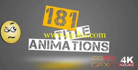 AE模板-181个标题文字运动排版动画 VideoHive 181 Title Animations的图片1