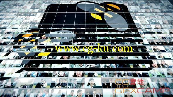 AE模板-创意折叠视频照片墙展示 VideoHive Creative Logo Reveal的图片1