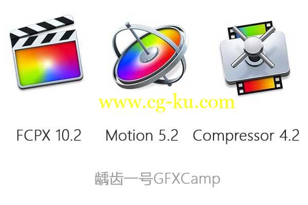Apple FCPX 10.2.2 + Motion 5.2.2 + Compressor 4.2.1 中英文多语言的图片1