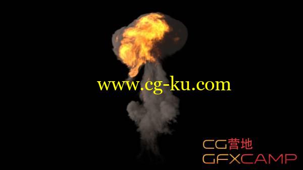 C4D TFD流体插件模拟制作真实爆炸动画教程 How To Create Realistic Explosions With Cinema 4D的图片1