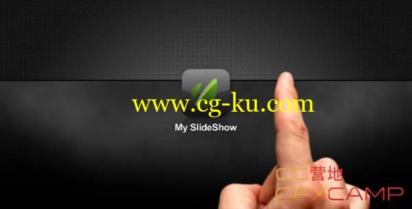 AE模板-手指点击滑动照片展示 VideoHive Tablet Photo Browser的图片1