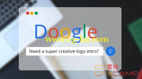 AE模板－仿谷歌搜索效果扁平化Logo展示 Quick Doogle Search - Logo Intro的图片1