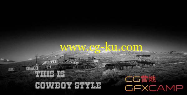 AE模板-美国西部牛仔城镇展示开场 Cowboy Style Opener的图片1