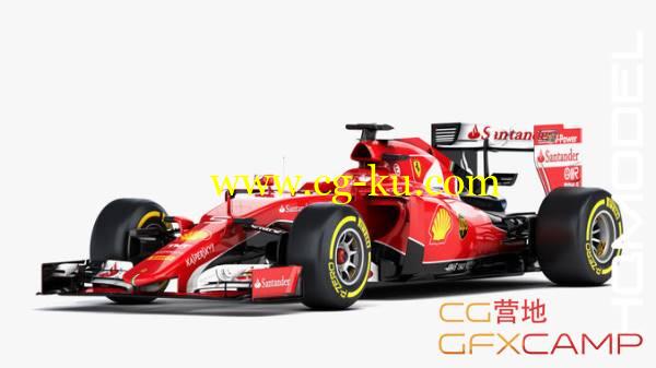 法拉利赛车3D模型 CGTrader 3D MODELS - Ferrari SF15-T Formula 2015的图片1