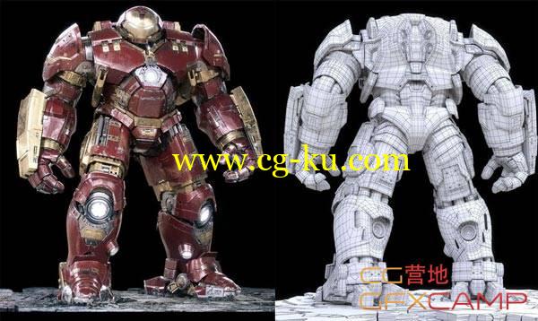 钢铁侠反浩克装甲3D模型 CGTrader 3D MODELS - Iron Man Mark 44 - Hulkbuster Armor的图片1