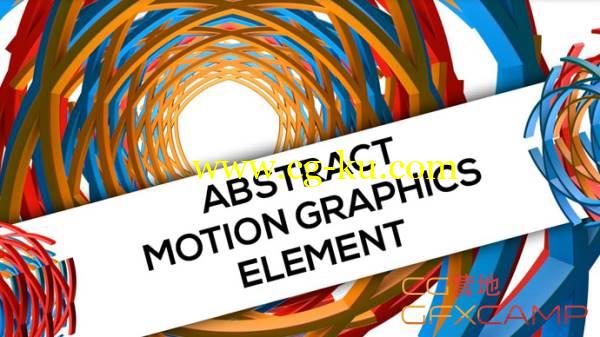 C4D制作抽象通道元素教程 Cinema 4D Abstract Motion Graphic Elements Tutorial的图片1