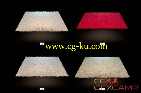 地毯3D模型合集 HQ Details Vol.3 Carpets的图片1