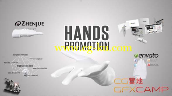AE模板-魔术手套手势动作促销介绍 Hands Promotion Pack的图片1