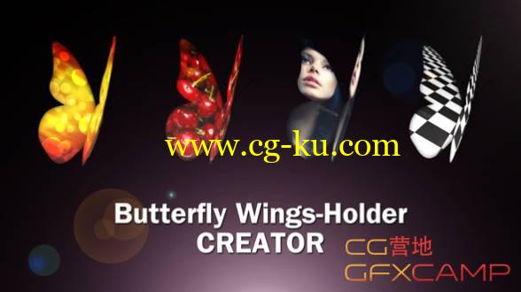 AE模板-蝴蝶飞舞翅膀遮罩图片开场 Butterfly Wings Creator的图片1