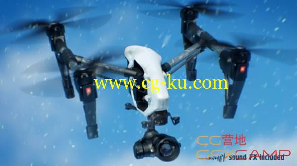 AE模板-四轴遥控飞机航拍无人机动画 Quadcopter的图片1