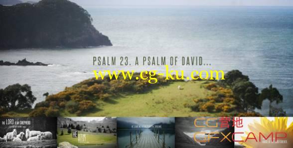 AE模板-自然纪录片传记片开场片头+背景音乐 Psalm 23的图片1