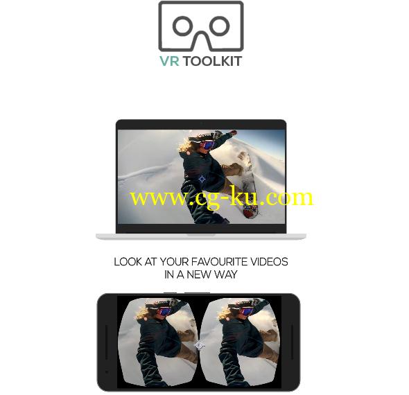 AE模板-360全景VR虚拟现实虚拟眼镜视频制作工具包1+2的图片1