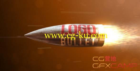 AE模板-子弹时间Logo文字展示开场 LOGO BULLET的图片1