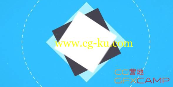 AE模板-扁平化翻转Logo展示 4K Logo Flip的图片1