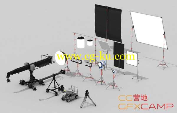 C4D电影摄影棚道具插件预设 Cinematographydb CineDesigner V1.0 + SetDesigner R16/R17 Win/Mac + 使用教程的图片1