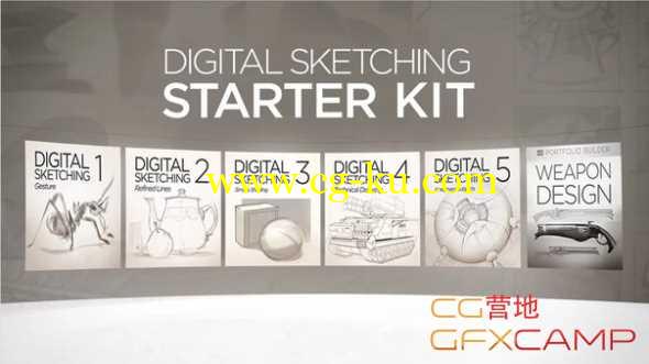 PS素描绘画教程 Ctrl+Paint – Digital Sketching Starter Kit的图片1
