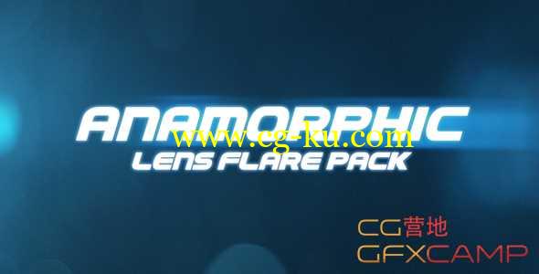 12个大气镜头漏光视频素材 Anamorphic Lens Flares的图片1