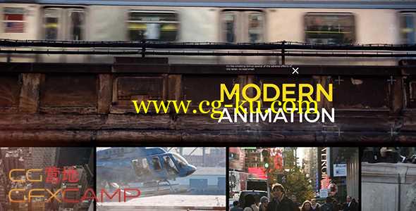AE模板-画面撕裂信号损坏城市宣传片视频开场 Urban Glitch Promo的图片1