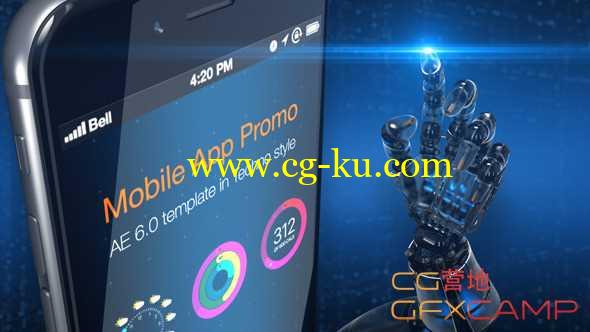AE模板-高科技手机APP内容展示 Mobile App Promo Pack的图片1
