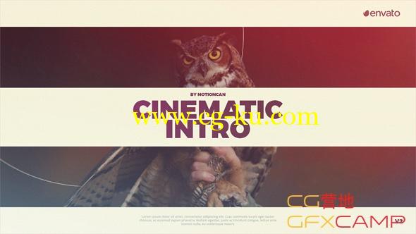 AE模板-大气图片展示片头开场 Cinematic Intro的图片1