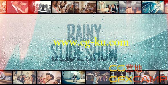 唯美雨天幻灯片展示 VideoHive Rainy Slideshow的图片1