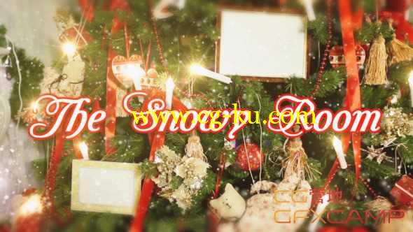 AE模板-圣诞树礼物相册展示 The Snowy Room的图片1