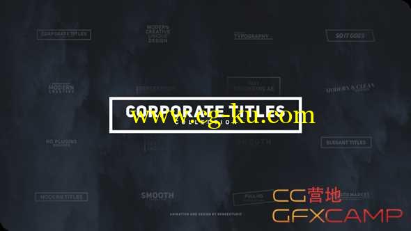 AE模板-公司企业商务文字标题动画 Corporate Titles Pack的图片1