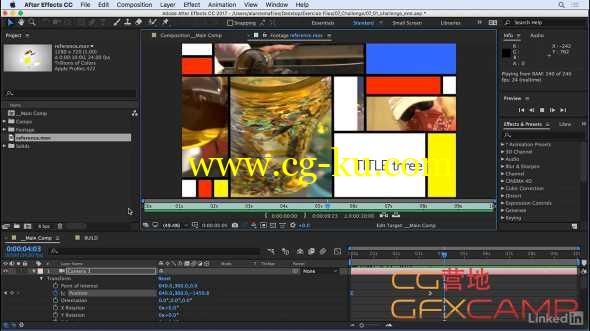 AE基础工具操作教程 Lynda – After Effects CC 2017 Editors and Post Essential Training的图片1