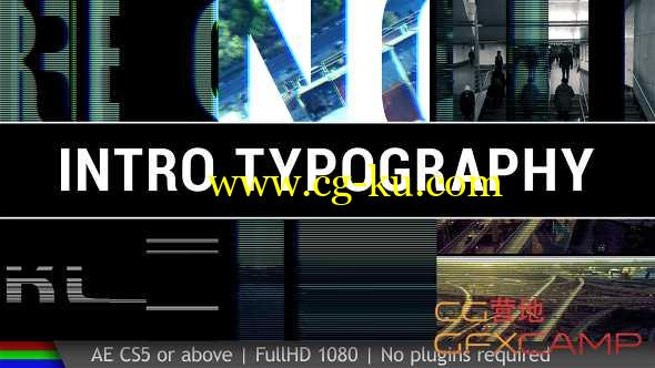 AE模板-动作电影文字片头开场 Intro Typography的图片1