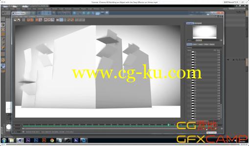 C4D教程－Building an Object with the Step Effector的图片1