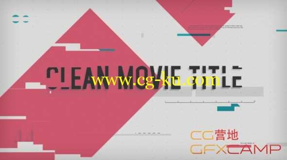 AE模板-创意干净复古片头开场 Clean Movie Title的图片1