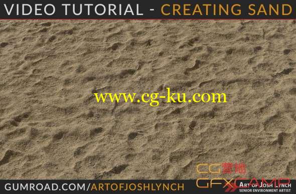 沙地场景制作教程 Gumroad - Creating Sand with Substance Designer的图片1