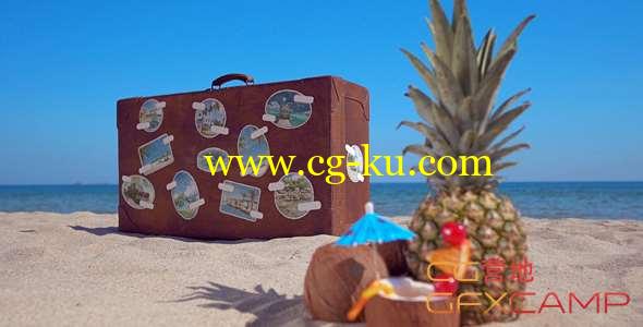 AE模板-复古旅行箱旅游照片展示 The Retro Suitcase - Holiday & Travel Promotion的图片1