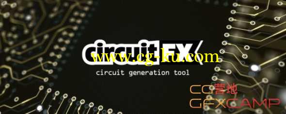 科技感电路板电流路线AE脚本 Aescripts circuitFX V1.3的图片1
