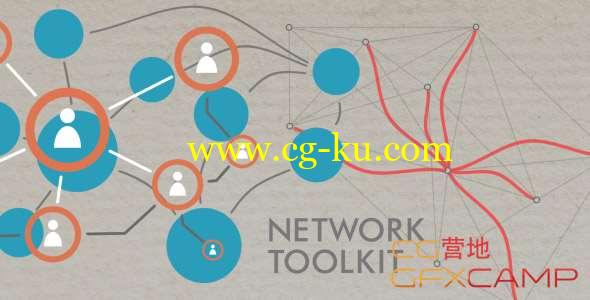 AE模板-网络网状点线连线动画 Network Toolkit的图片1