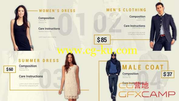AE模板-时尚人物服装介绍片头 Fashion Collection的图片1