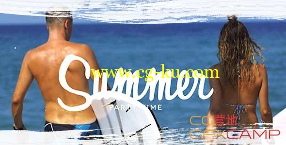 AE模板-夏天旅游视频片头 Summer的图片1