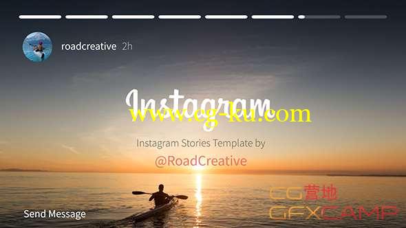 AE模板-INS网络宣传包装展示 Instagram Story的图片1